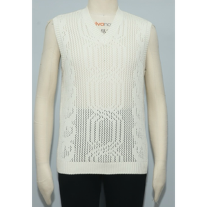 <b>Mens</b> Sleeveless Knit <b>Vest</b> <b>Sweater</b> Winter Knitwear Waistcoat Pockets O-Neck Anti-Wrinkle Anti-Shrink 100% Cotton Customizable OEM - Product Image 3