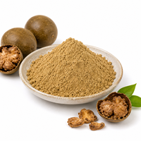 Monk Fruit Extract Poeder Mogroside V 50% Natuurlijke Zoetstof OEM ODM Private Label Bulk Fabrieksdirecte Levering
