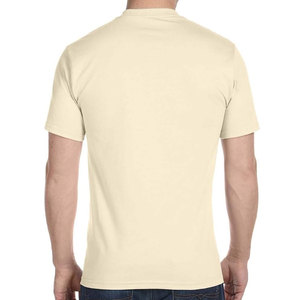 Fabricantes de ropa OEM 100% algodón 280g ligero logotipo de la marca estilo casual camisetas personalizadas para hombres - Product Image 4