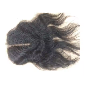 Perruque frontale en dentelle brute à couverture complète avec des cheveux humains offrant une texture réaliste de délié naturel et une tenue respirante - Product Image 1