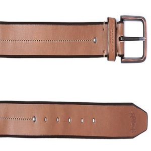 Nouveauté, logo personnalisé, fourniture d'usine OEM, jeans ou pantalons décontractés en cuir véritable pour hommes, avec ceinture, adaptés aux cadeaux - Product Image 4