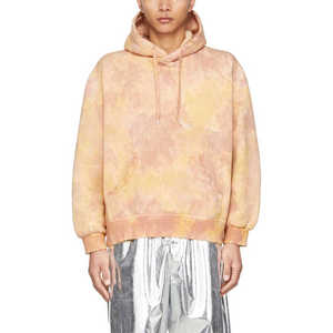 Vente en gros Pull à capuche zippé vintage en tissu éponge délavé à l'acide, coupe classique, 100% coton, lourd, brodé, automne - Product Image 6