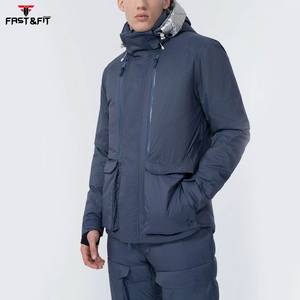 Chaqueta cortavientos para hombre de deporte al aire libre al por mayor, chaqueta de esquí impermeable de montaña con logotipo personalizado - Product Image 3