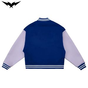 Veste bomber universitaire personnalisée brodée, style streetwear, vêtement d'hiver élégant et tendance - Product Image 6