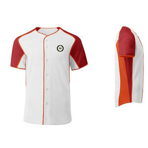 Venta directa de fábrica Jersey de béisbol de manga corta Nuevo estilo Hombres Ropa deportiva Jersey de béisbol - Product Image 4