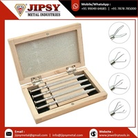 Métal en laiton de haute qualité 4 griffes outil de ramassage de pierre libre support de diamant outils de fabrication de bijoux de différentes couleurs