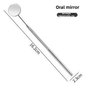 Kit d'instruments chirurgicaux dentaires ergonomiques en acier inoxydable durable, double sonde, hachette, nettoyeur de dents, miroir, outil manuel CE - Product Image 2