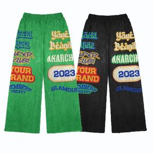 กางเกงขาบานผ้าขนแกะแบบถักสำหรับผู้ชายเสื้อผ้าผ้าขนแกะเนื้อนุ่มแบบถักออกแบบได้ตามต้องการ - Product Image 6