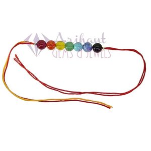 NOVAMART Fine Arihant <b>Gems</b> Jewels 7 Chakra Energetic Healing Certified Astrological Gemstone Rakhi for Brother Crystal <b>Bracelets</b> - Product Image 2
