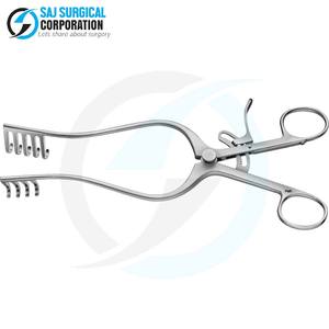 Retractor pediátrico de acero inoxidable West con diseño de hoja más pequeña para cirugía nasal infantil Procedimientos ORL pediátricos reutilizables - Product Image 1