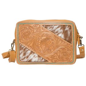 Haute qualité en cuir pur poignée souple sac fourre-tout arrière Double poche artisanat Style spacieux sacs à bandoulière articles sacs à main ensemble d'articles - Product Image 1