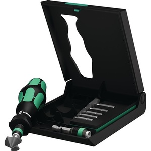 Juego de brocas avellanadoras WERA de 8 piezas 846/8 90 HSS en caja de plástico con medidas de 6.3-20.5 mm para abrigos de mujer - Product Image 1