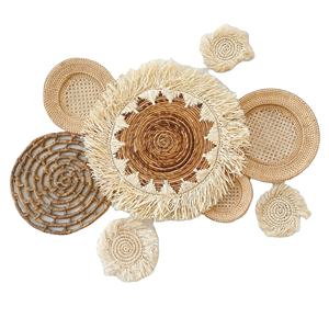 Arte de yute para colgar en la pared de calidad superior con aspecto de lujo, arte de pared de alta venta de yute, elegante para decoración de Hotel y hogar, uso al por mayor - Product Image 1