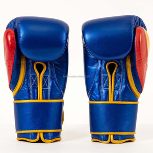 Gants de boxe d'entraînement professionnels en gros, sacs de frappe en cuir Rexine, 10oz 12oz 14oz 16oz, conception personnalisée OEM - Product Image 4