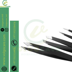 Pinzas profesionales de acero inoxidable de la mejor calidad para cejas en un estilo único disponible en todos los colores y tamaños - Product Image 6