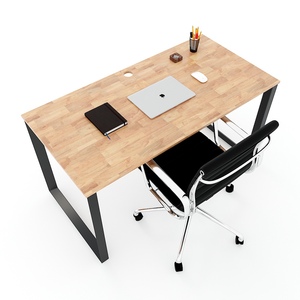 HBTA005 140x70cm Minimalist Triangular Iron Legs Sit Stand <b>Desk</b> Office Furniture for <b>Study</b> & Bedroom Use for Home & Office - Product Image 6
