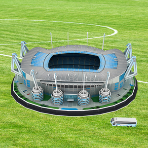 Puzzle en papier 3D de <span class=keywords><strong>stade</strong></span> de football, jouet DIY, marchandise de l'événement mondial de football 2026, OEM - Product Image 4