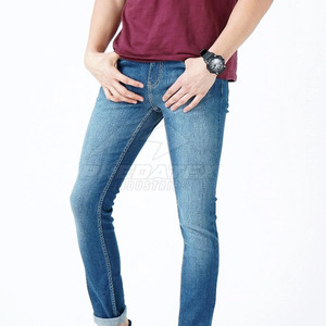 Venta en línea al por mayor cómodo de calidad superior de los hombres pantalones vaqueros ligeros pantalones vaqueros para los hombres - Product Image 5