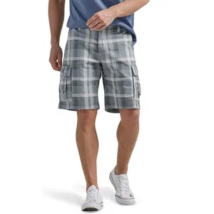 Offre Spéciale personnalisé hommes été fil teint AOP classique Cargo grands et petits Shorts coton décontracté grande taille hommes Shorts Bangladesh