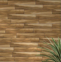Planches de carrelage en porcelaine effet bois en 200x1200mm dans le modèle « Verrita Wood » avec finition bois par Novac Ceramic India pour les sols de villa
