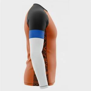 Rashguard de MMA Personalizado de Alta Calidad para Hombre, Transpirable, de Secado Rápido, UPF50, Spandex/Poliéster, Talla Grande, para Deportes Acuáticos de Otoño - Product Image 3