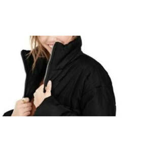 Piumino Corto Rosa da Bambina Celebrity, Antivento con Cappuccio in Pelliccia Sintetica e Fodera in Cotone e Lino, Taglia S, Design Invernale Reversibile - Product Image 2