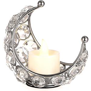 Bougie géométrique en métal couleur or de luxe votive pour noël Halloween décor de pâques et de mariage décor de table - Product Image 5