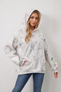 Sudadera con capucha directa de fábrica para mujer, jersey de lana, sudadera con logotipo bordado personalizado, sudaderas con capucha de etiqueta privada OEM ODM para venta al por mayor - Product Image 6