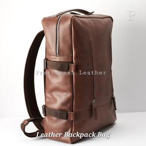 Mochila de cuero más vendida, segura, espaciosa, precio al por mayor, negocio clásico hecho a mano, descuentos directos de fábrica a granel - Product Image 3