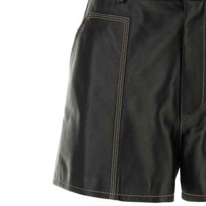 Pantalones Cortos de Trabajo para Hombre, de Cintura Alta, Negros, de Poliéster, con Bolsillos y Cierre de Cremallera, Color Sólido, Precio Económico al por Mayor - Product Image 4