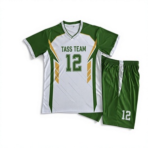 Uniformes de Fútbol Personalizados de Alta Calidad con Logotipo, 100% Poliéster Reflectante, Ligeros, de Secado Rápido y Transpirables, Cuello en V, Diseño Moderno para Hombre - Product Image 1