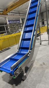 500 kg modüler eğim konveyör özelleştirilebilir açı düşük gürültü Motor gıda lojistik endüstriyel kullanım - Product Image 6