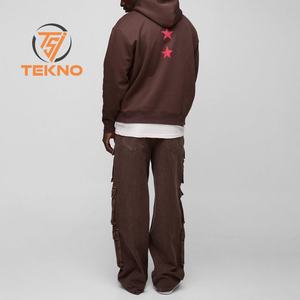 Vêtements d'extérieur unisexe Puff Printing hoodies Top Trend Anti Wrinkle Offre Spéciale de haute qualité pas cher prix Puff Printing sweats à capuche pour hommes - Product Image 2