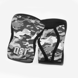 Manchons de genou en néoprène camouflage antidérapants réglables pour la musculation, protection professionnelle, épaisseur de 7 mm pour la musculation - Product Image 2