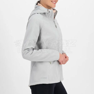 Recién llegado, chaqueta Softshell de color personalizado para mujer, ropa de invierno, chaqueta Softshell para venta en línea - Product Image 2