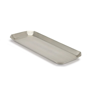 Plateau de service rectangulaire en métal martelé au design moderne, plateau décoratif pour table basse en fer avec poignées à prix avantageux - Product Image 3