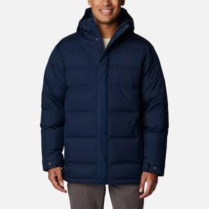 Veste d'hiver personnalisée pour hommes confortable et respirante avec une veste de sport à capuche en tissu de toile chaude - Product Image 1