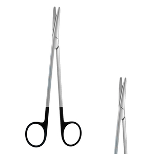 Mcindoe กรรไกรเหล็กสแตนเลสยาว178มม. เครื่องมือผ่าตัดจากปากีสถานแบบโค้งบนแบน - Product Image 1