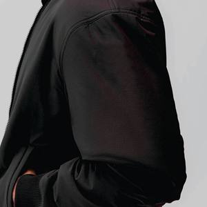 Vestes universitaires en satin à motif de lettres et de col montant d'hiver personnalisées Vestes de baseball et bombardiers en polyester/coton Vente en gros - Product Image 4