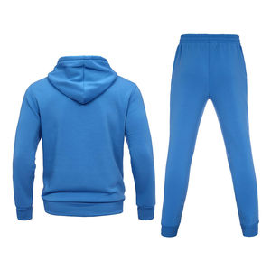 Customizable Unisex Breathable Gym Fitness Tracksuit Set Winter Sports Street Wear Solid Custom Logo Printing <b>Hooded</b> - Product Image 2