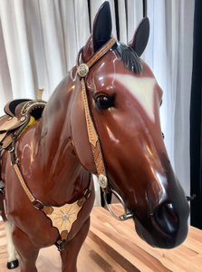 Más vendidos 100% cuero de vaca genuino de Argentina Western Rein logotipo personalizado diseño con cuentas ligero y elegante - Product Image 5