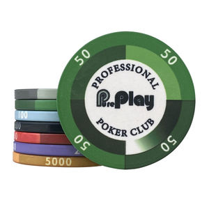 Jetons de poker professionnels en céramique 10g personnalisables EPT 40MM avec couleur au design unique et logo pour les casinos et les joueurs - Product Image 5
