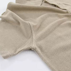 Polo de algodón unisex para niños con tela suave y tapeta de botones para trajes casuales Camiseta polo para niños - Product Image 6