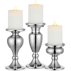 Vente chaude Look attrayant bougeoir Style européen bougeoir pour l'église fête de mariage intérieur maison - Product Image 5