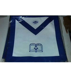 Masonic regalia Blue House ผ้ากันเปื้อนศักดิ์ศรี & คุณภาพป้ายชั้นนำและ Masonic regalia สีน้ำเงินเข้ม100% lambskin Grand master - Product Image 2