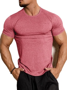 Chemises de sport pour hommes, taille US, logo personnalisé, impression par transfert thermique, séchage rapide, respirantes, manches courtes, coupe classique, 100% coton - Product Image 6