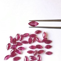 3x6mm Spinelle naturelle rouge rose taille marquise, facettée, calibrée, provenance Mozambique, pour la fabrication de bijoux, Vivaaz Gems, vente en gros, IGI Heat Color
