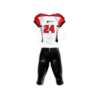 Precio de fábrica Uniforme de fútbol americano en el mejor material Uniforme de fútbol americano de color personalizado - Product Image 1