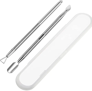 Vente en gros prix bon marché éplucheur de cuticules grattoir repousse-cuticules nettoyant pour ongles, ensembles de pousse-ongles pour manucure 2 pièces - Product Image 2