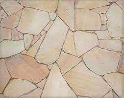 Pierre naturelle, pavés irréguliers, pierre de Portugal beige, blanc, jaune, pierre de grès, pierre en vrac - Product Image 3